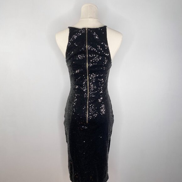 NEW W/ TAGS - Sequin Black Dress - Picture 6 of 11